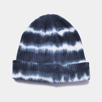 アップルバム ボーダー タイダイ ニット キャップ