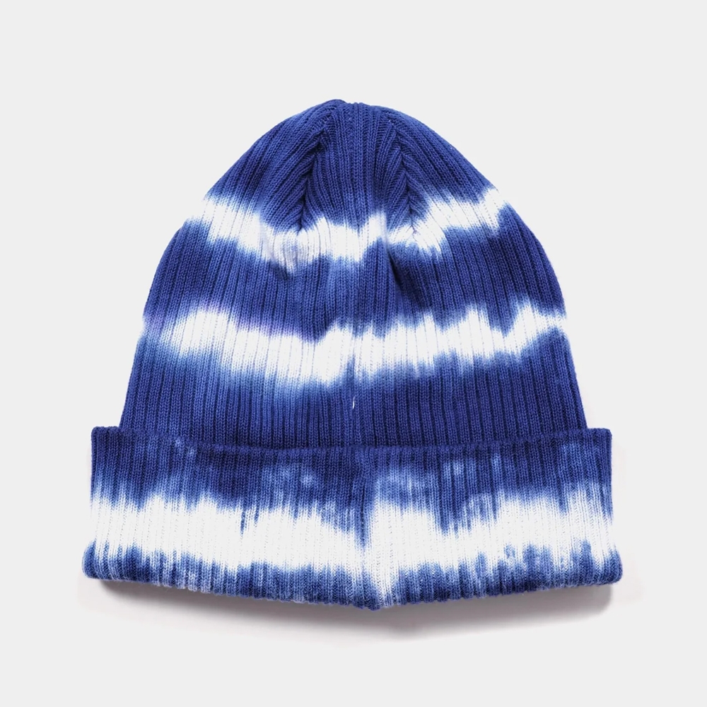 アップルバム ボーダー タイダイ ニット キャップ