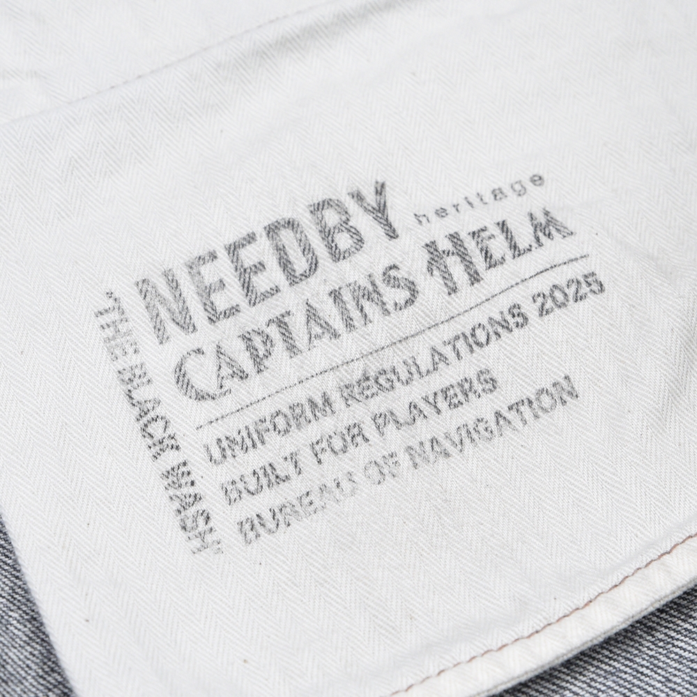 キャプテンズヘルム × ニードバイ ヘルム ウォッシュ リラックス デニム パンツ