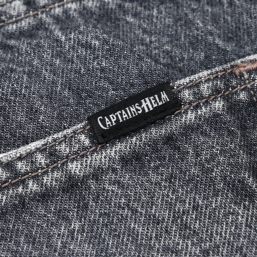 キャプテンズヘルム × ニードバイ ヘルム ウォッシュ リラックス デニム パンツ