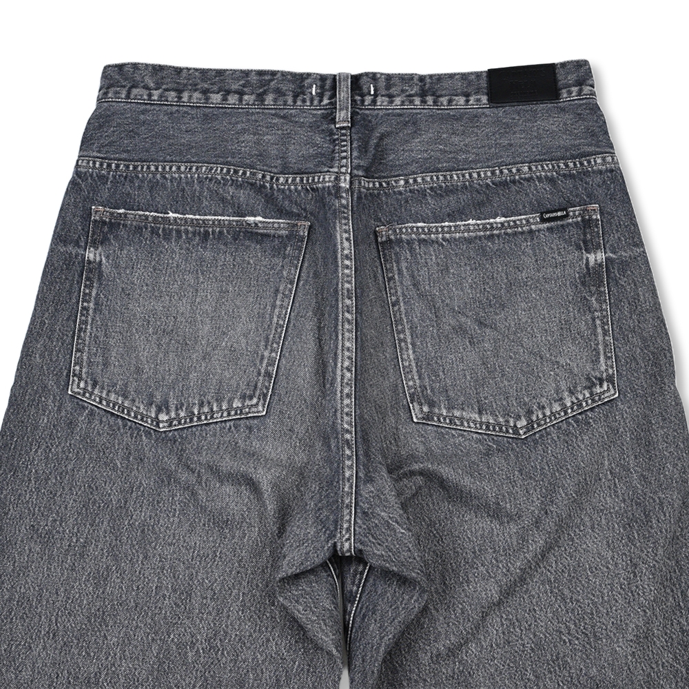 キャプテンズヘルム × ニードバイ ヘルム ウォッシュ リラックス デニム パンツ