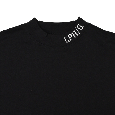 新品未使用　Cph/Golf ワッペン ロングスリーブ モックネック ティー キャプテンズヘルム ゴルフ クラシック スリーブ ワッペン ロング