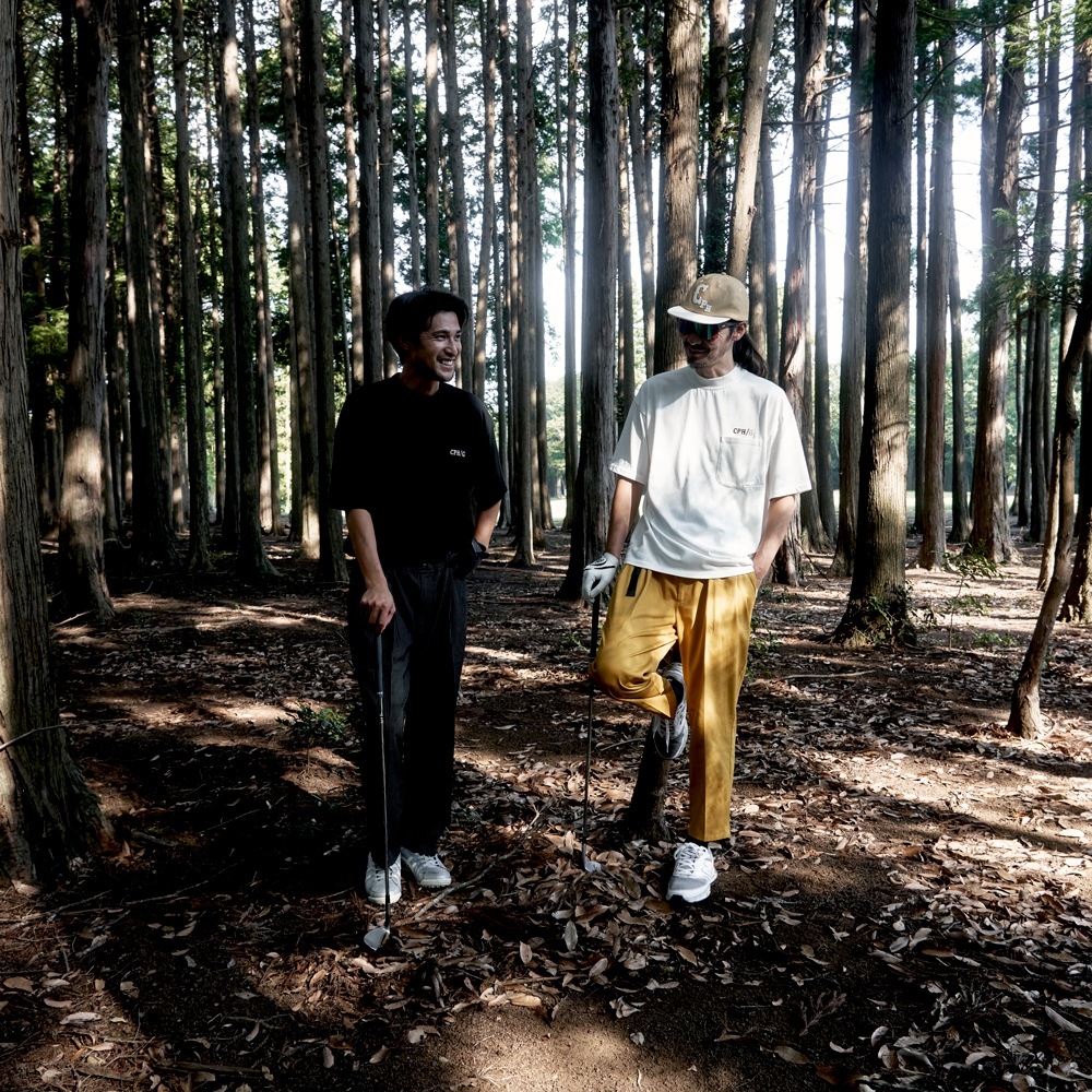 キャプテンズヘルム ゴルフ フロント ポケット クラシック ハーフ モックネック ティー