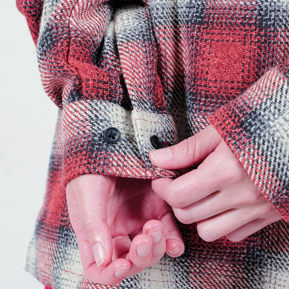 アップルバム ハーフ ジップ ネルシャツ