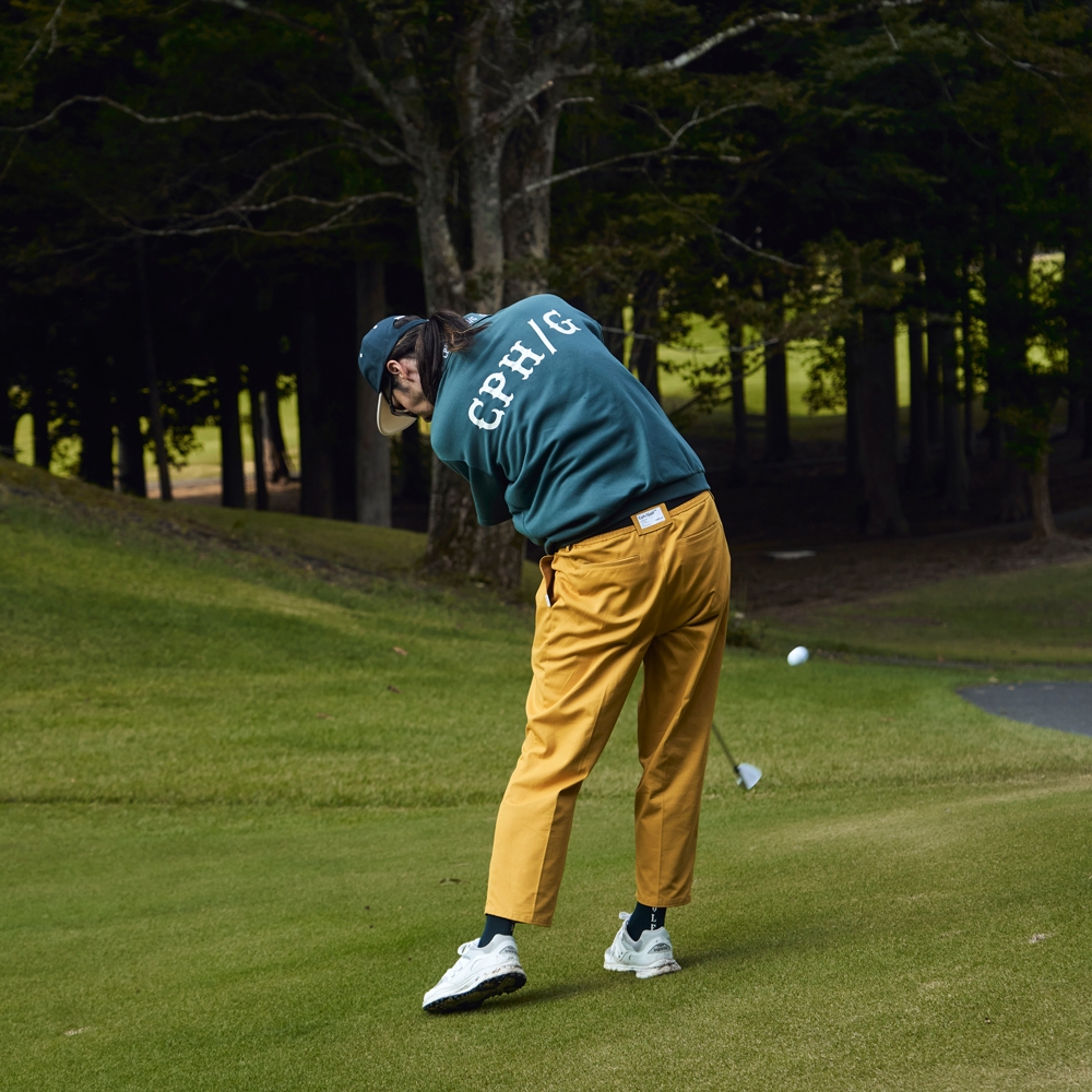 キャプテンズヘルム ゴルフ クラシック コットン リブ ポロ シャツ