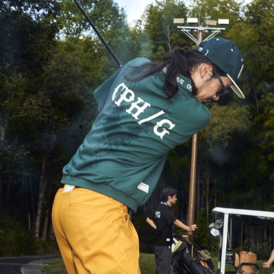 キャプテンズヘルム ゴルフ クラシック コットン リブ ポロ シャツ