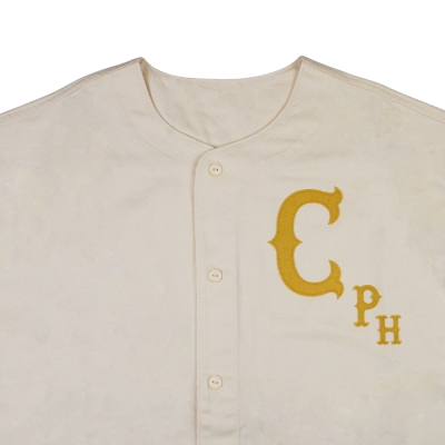 キャプテンズヘルム ゴルフ クラシック ベースボール コットン ノーカラー シャツ