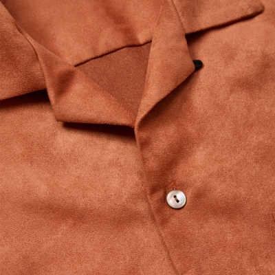 キャリー フェイク スウェード シャツ