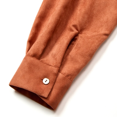 キャリー フェイク スウェード シャツ