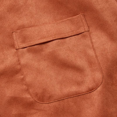 キャリー フェイク スウェード シャツ