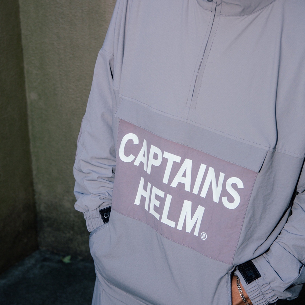 キャプテンズヘルム ナイロン ハーフジップ ジャケット | CAPTAINS