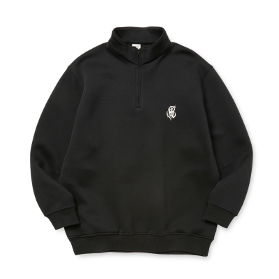 キャリー ハイゲージ ダブル ニット ハーフジップ スウェット | CALEE