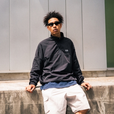 ヘイト リラクシング ハーフジップ ジャケット