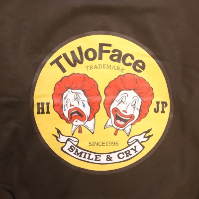 トゥーフェイス オリジナル フーディー