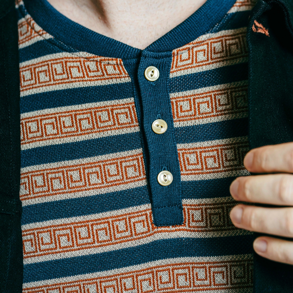 ドレス ヒッピー オリエンタル ボーダー ロングスリーブ ティー