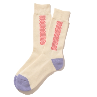 サーフスケートキャンプ ワーム ロゴ ソックス