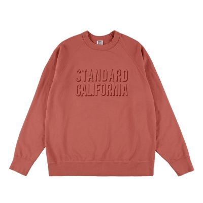 スタンダードカリフォルニア ピマ クルー ロゴ スウェット | STANDARD