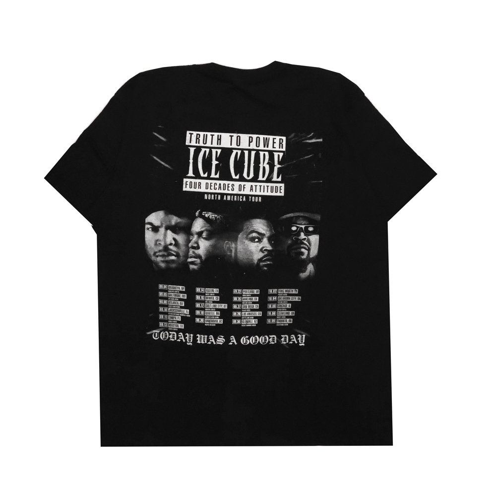 ICE CUBE アイス・キューブ Tシャツ 3XL 黒 L.A.買い付け商品 アイスキューブ ノース アメリカ ツアー ティー