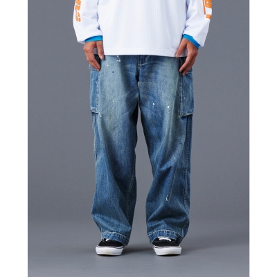 新品未使用 25FW新作 リベレイダース M-47 デニムカーゴ L 34 リベレイダース デニム カーゴ パンツ | LIBERAIDERS DENIM CARGO