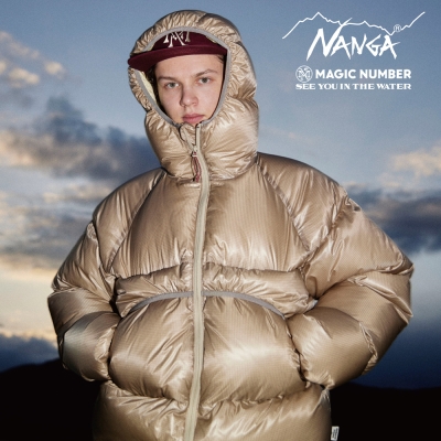 マジックナンバー × ナンガ アンレトロ パファー ダウン ジャケット