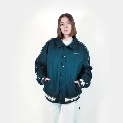 アップルバム カラード メルトン スタジアム ジャケット