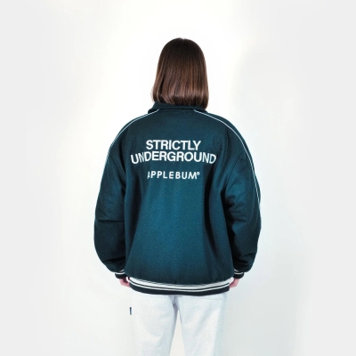 アップルバム カラード メルトン スタジアム ジャケット