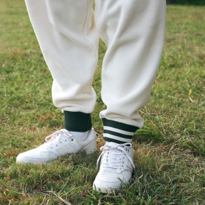 キャプテンズヘルム ゴルフ フラッグ ロゴ マイクロ フリース トラック パンツ