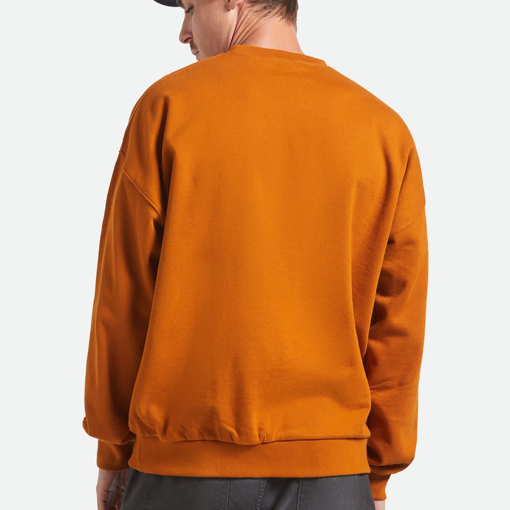 ブリクストン エンブロイダリー ヘヴィー ウェイト クルー