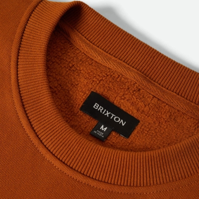 ブリクストン エンブロイダリー ヘヴィー ウェイト クルー