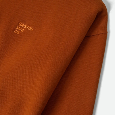 ブリクストン エンブロイダリー ヘヴィー ウェイト クルー