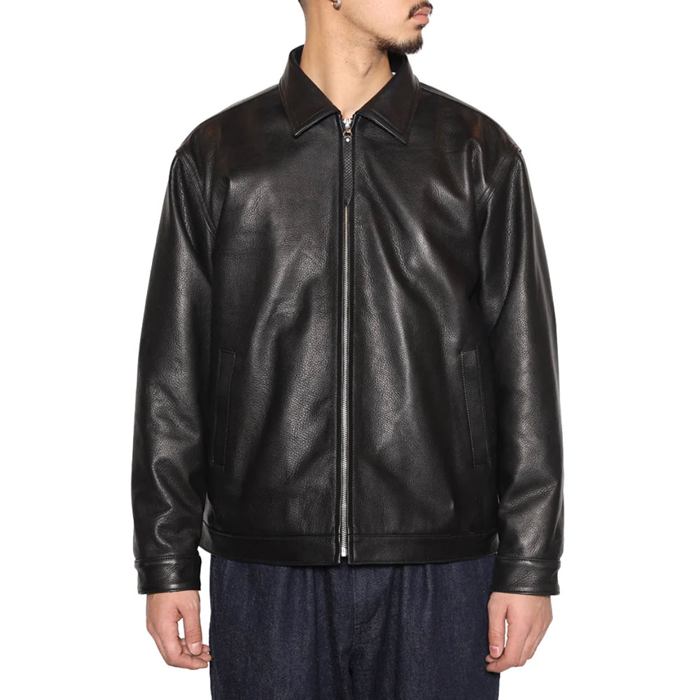 キャリー レザー スウィングトップ ＜ウィズ パイソン レザー