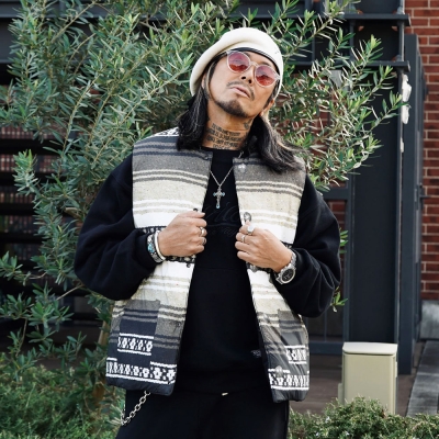 イーブルアクト メキシカン リバーシブル ベスト