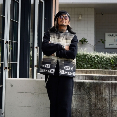 イーブルアクト メキシカン リバーシブル ベスト