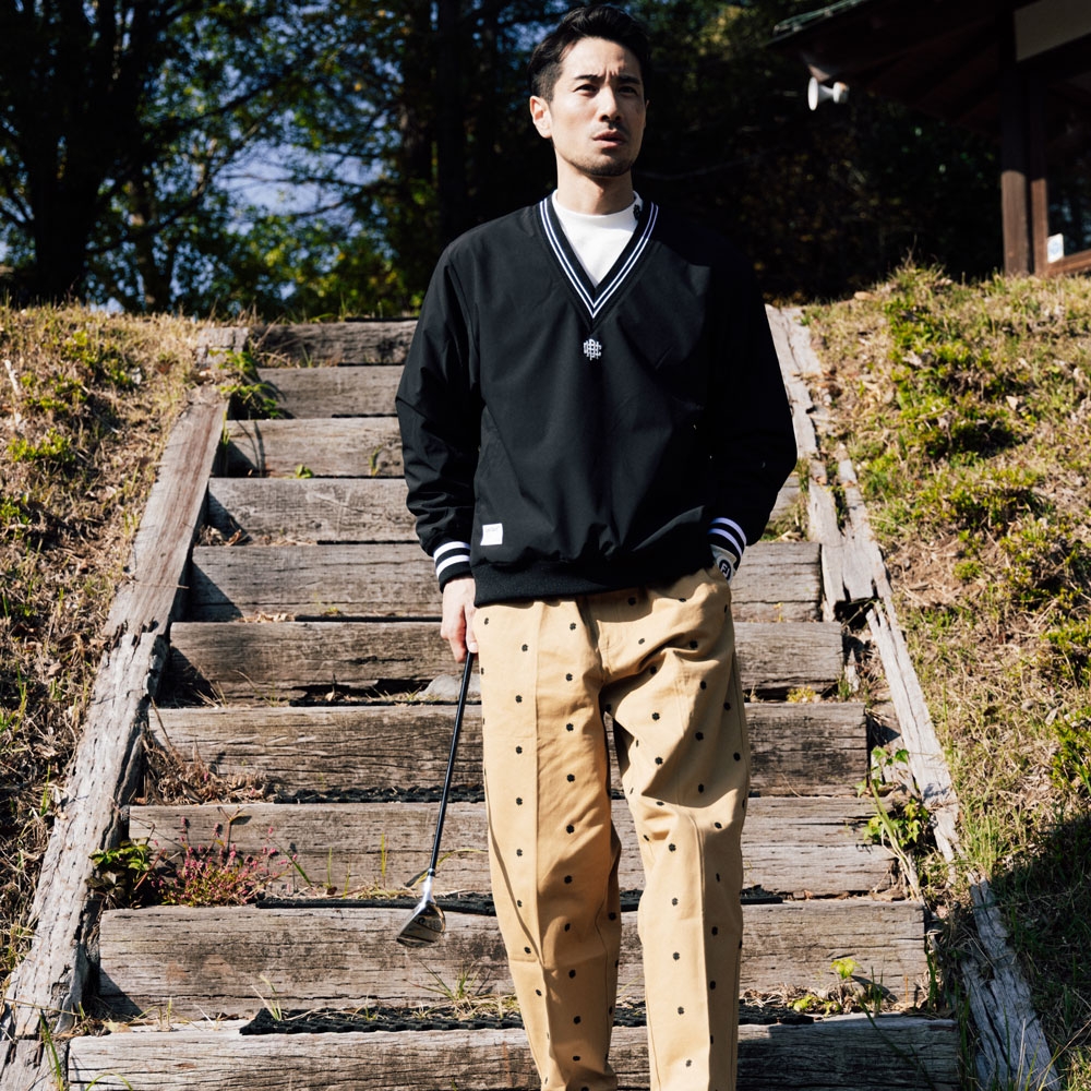 キャプテンズヘルム ゴルフ オーバーラップ ロゴ アジャスタブル チノ