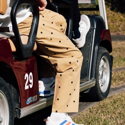 キャプテンズヘルム ゴルフ オーバーラップ ロゴ アジャスタブル チノ