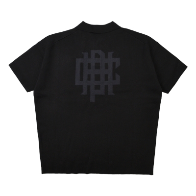 キャプテンズヘルム ゴルフ オーバーラップ ロゴ ニット ポロ