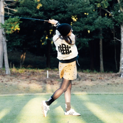 キャプテンズヘルム ゴルフ オーバーラップ 2タック スカート