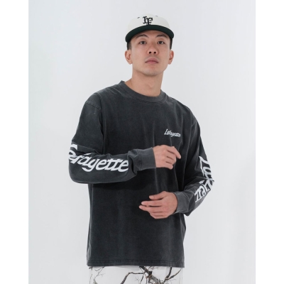 ラファイエット スリーブ ロゴ ウォッシュド ロングスリーブ ティー