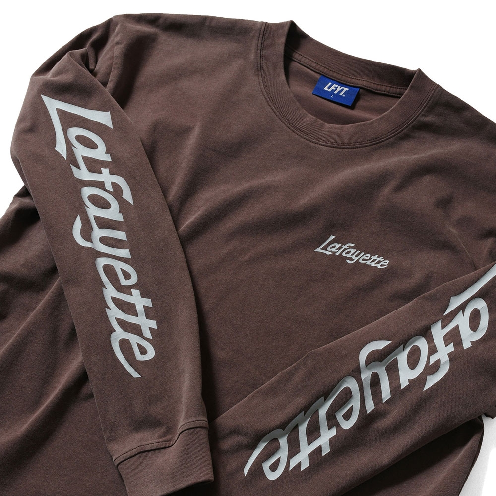 ラファイエット スリーブ ロゴ ウォッシュド ロングスリーブ ティー