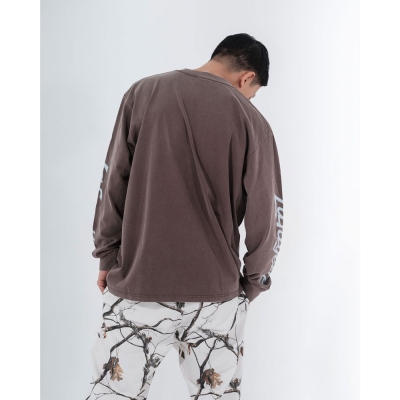 ラファイエット スリーブ ロゴ ウォッシュド ロングスリーブ ティー