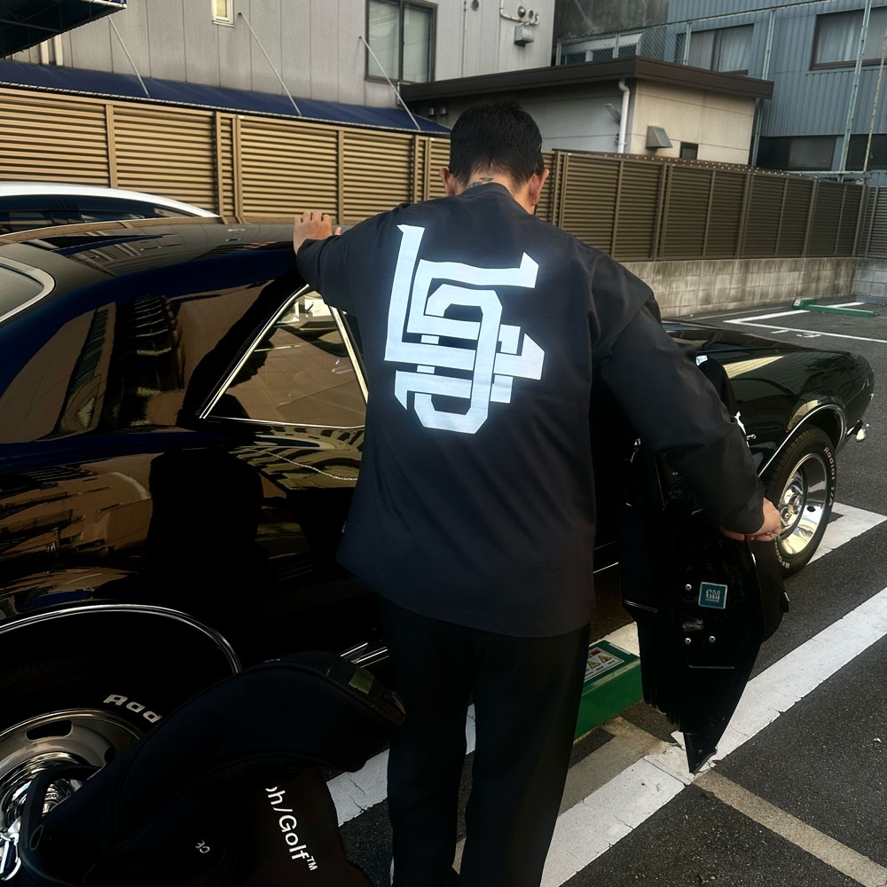 【LIMITED】キャプテンズヘルム ゴルフ x LOS オーバーラップ ロゴ モックネック