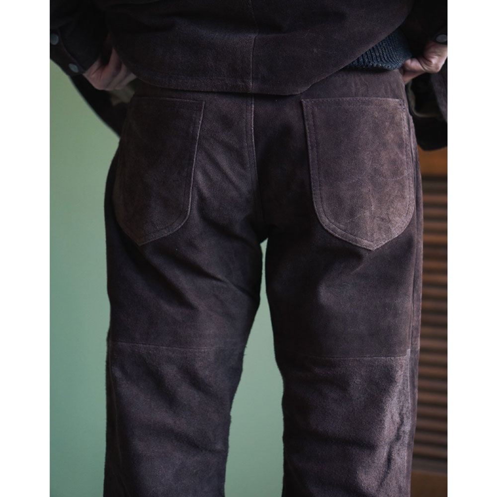 ドレス ヒッピー トッパー レザー パンツ -スウェード- 