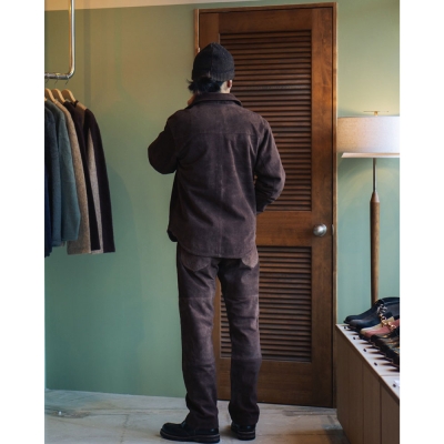 ドレス ヒッピー トッパー レザー パンツ -スウェード- 