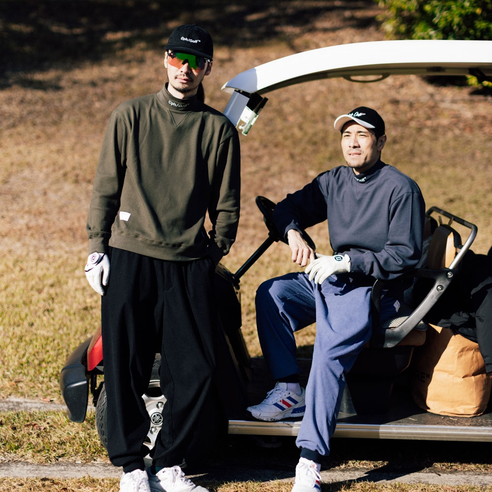 キャプテンズヘルム ゴルフ サーマル ロングスリーブ モックネク ティー