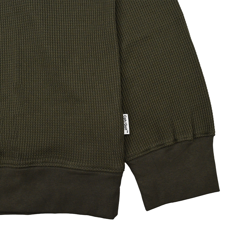 キャプテンズヘルム ゴルフ サーマル ロングスリーブ モックネク ティー