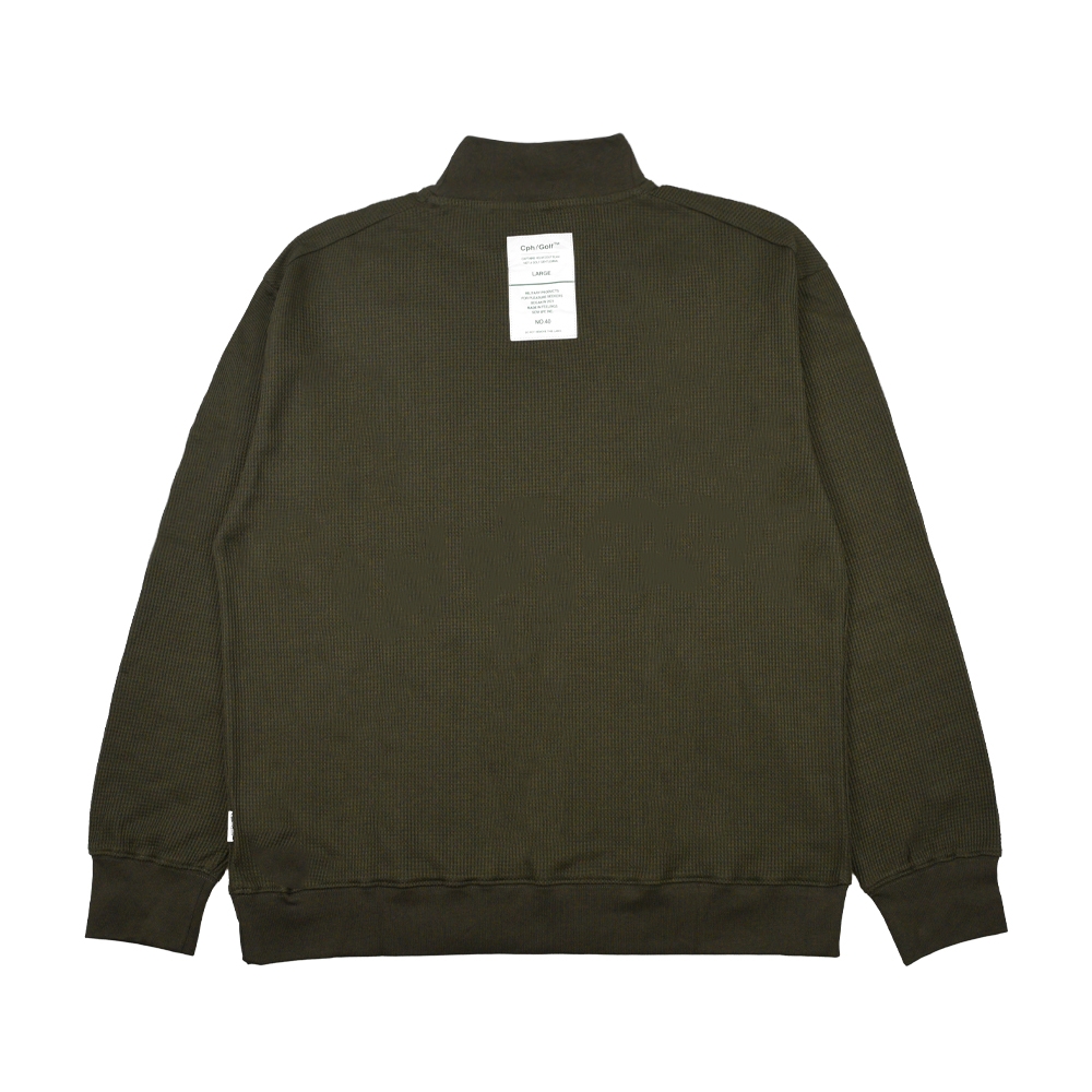 キャプテンズヘルム ゴルフ サーマル ロングスリーブ モックネク ティー