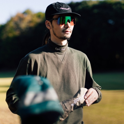 キャプテンズヘルム ゴルフ サーマル ロングスリーブ モックネク ティー