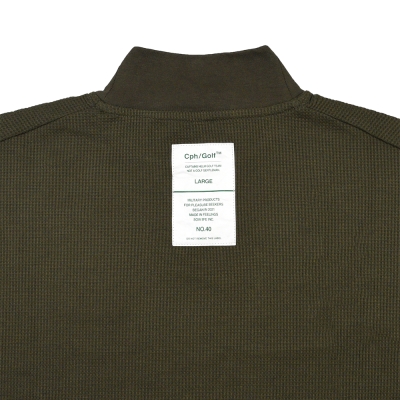 キャプテンズヘルム ゴルフ サーマル ロングスリーブ モックネク ティー