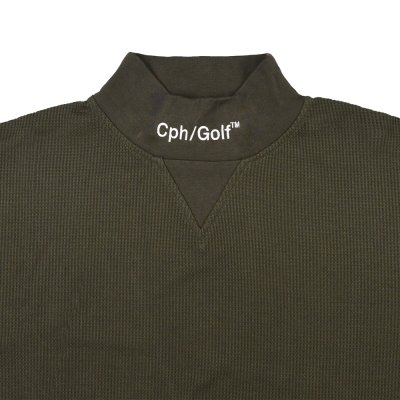 キャプテンズヘルム ゴルフ サーマル ロングスリーブ モックネク ティー