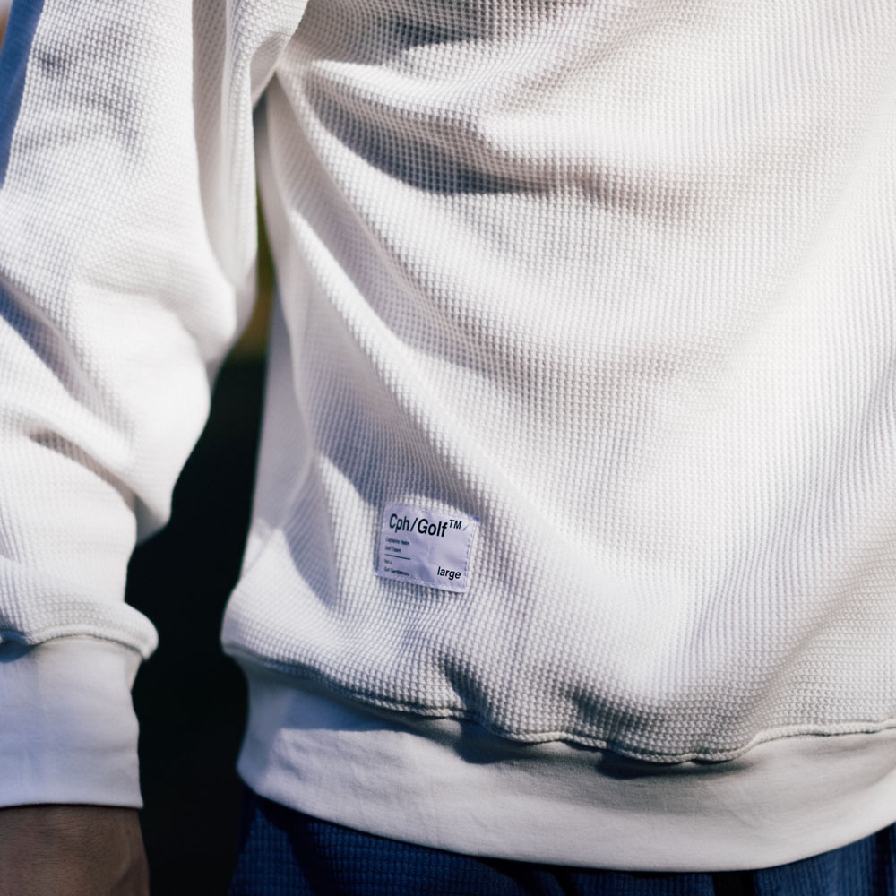 キャプテンズヘルム ゴルフ サーマル ロングスリーブ モックネク ティー